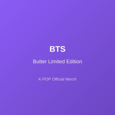 BTS BUTTER 한정판